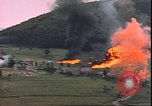 Standbild USAAF P-47s drop Napalm auf deutschen militärischen Anlagen Deutschland, 1945, aus Sekunde 44 historischem Filmmaterial Videoclip 65675059363