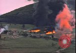 Standbild USAAF P-47s drop Napalm auf deutschen militärischen Anlagen Deutschland, 1945, aus Sekunde 51 historischem Filmmaterial Videoclip 65675059363