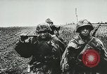 Image of German forces battle invading Allied forces Normandy France, 1944, second 26 stock footage video 65675059374