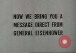 Image of General Eisenhower United Kingdom, 1944, second 3 stock footage video 65675059405