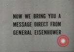 Image of General Eisenhower United Kingdom, 1944, second 4 stock footage video 65675059405