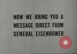 Image of General Eisenhower United Kingdom, 1944, second 5 stock footage video 65675059405