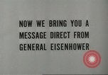 Image of General Eisenhower United Kingdom, 1944, second 6 stock footage video 65675059405