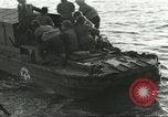 Image of US Army 3rd Division amphibious landings at Red Beach Anzio Italy, 1944, second 38 stock footage video 65675059413