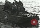 Image of US Army 3rd Division amphibious landings at Red Beach Anzio Italy, 1944, second 39 stock footage video 65675059413