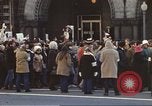 Image of Anti-war demonstrators and GE employees against Vietnam War Washington DC USA, 1969, second 3 stock footage video 65675059473