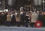 Image of Anti-war demonstrators and GE employees against Vietnam War Washington DC USA, 1969, second 4 stock footage video 65675059473