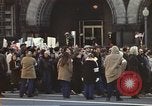 Image of Anti-war demonstrators and GE employees against Vietnam War Washington DC USA, 1969, second 9 stock footage video 65675059473