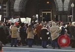 Image of Anti-war demonstrators and GE employees against Vietnam War Washington DC USA, 1969, second 10 stock footage video 65675059473