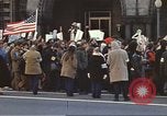 Image of Anti-war demonstrators and GE employees against Vietnam War Washington DC USA, 1969, second 17 stock footage video 65675059473