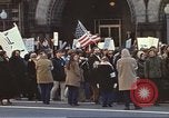 Image of Anti-war demonstrators and GE employees against Vietnam War Washington DC USA, 1969, second 22 stock footage video 65675059473