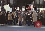 Image of Anti-war demonstrators and GE employees against Vietnam War Washington DC USA, 1969, second 23 stock footage video 65675059473