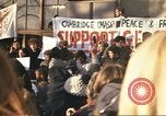 Image of Anti-war demonstrators and GE employees against Vietnam War Washington DC USA, 1969, second 31 stock footage video 65675059473