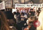Image of Anti-war demonstrators and GE employees against Vietnam War Washington DC USA, 1969, second 32 stock footage video 65675059473