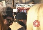 Image of Anti-war demonstrators and GE employees against Vietnam War Washington DC USA, 1969, second 33 stock footage video 65675059473