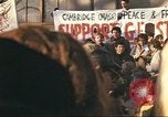 Image of Anti-war demonstrators and GE employees against Vietnam War Washington DC USA, 1969, second 39 stock footage video 65675059473