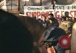 Image of Anti-war demonstrators and GE employees against Vietnam War Washington DC USA, 1969, second 40 stock footage video 65675059473
