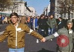 Image of Anti-war protestors in moratorium against Vietnam War Washington DC USA, 1969, second 4 stock footage video 65675059476