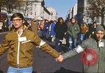 Image of Anti-war protestors in moratorium against Vietnam War Washington DC USA, 1969, second 6 stock footage video 65675059476