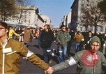 Image of Anti-war protestors in moratorium against Vietnam War Washington DC USA, 1969, second 8 stock footage video 65675059476