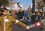 Image of Anti-war protestors in moratorium against Vietnam War Washington DC USA, 1969, second 10 stock footage video 65675059476