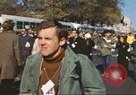 Image of Anti-war protestors in moratorium against Vietnam War Washington DC USA, 1969, second 18 stock footage video 65675059476