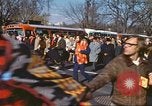 Image of Anti-war protestors in moratorium against Vietnam War Washington DC USA, 1969, second 32 stock footage video 65675059476