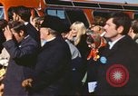 Image of Anti-war protestors in moratorium against Vietnam War Washington DC USA, 1969, second 36 stock footage video 65675059476
