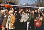 Image of Anti-war protestors in moratorium against Vietnam War Washington DC USA, 1969, second 39 stock footage video 65675059476
