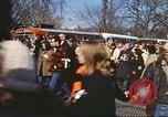 Image of Anti-war protestors in moratorium against Vietnam War Washington DC USA, 1969, second 41 stock footage video 65675059476