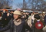 Image of Anti-war protestors in moratorium against Vietnam War Washington DC USA, 1969, second 42 stock footage video 65675059476