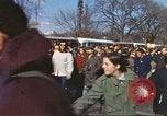 Image of Anti-war protestors in moratorium against Vietnam War Washington DC USA, 1969, second 45 stock footage video 65675059476