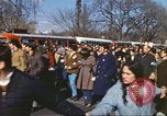Image of Anti-war protestors in moratorium against Vietnam War Washington DC USA, 1969, second 47 stock footage video 65675059476