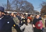 Image of Anti-war protestors in moratorium against Vietnam War Washington DC USA, 1969, second 50 stock footage video 65675059476