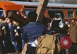 Image of Anti-war protestors in moratorium against Vietnam War Washington DC USA, 1969, second 52 stock footage video 65675059476