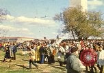 Image of Peace protest at Washington monument Washington DC USA, 1969, second 30 stock footage video 65675059478