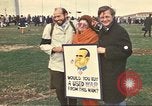 Image of Peace activists in DC protest Vietnam War Washington DC USA, 1969, second 27 stock footage video 65675059479