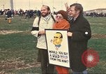 Image of Peace activists in DC protest Vietnam War Washington DC USA, 1969, second 29 stock footage video 65675059479