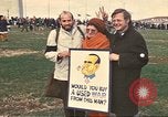 Image of Peace activists in DC protest Vietnam War Washington DC USA, 1969, second 31 stock footage video 65675059479