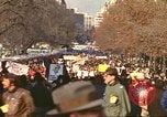Image of Peace activists at Washington Monument against Vietnam War Washington DC USA, 1969, second 4 stock footage video 65675059480