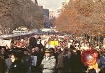 Image of Peace activists at Washington Monument against Vietnam War Washington DC USA, 1969, second 9 stock footage video 65675059480
