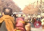 Image of Peace activists at Washington Monument against Vietnam War Washington DC USA, 1969, second 10 stock footage video 65675059480