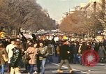 Image of Peace activists at Washington Monument against Vietnam War Washington DC USA, 1969, second 13 stock footage video 65675059480