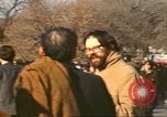 Image of Peace activists at Washington Monument against Vietnam War Washington DC USA, 1969, second 17 stock footage video 65675059480