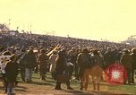 Image of Peace activists at Washington Monument against Vietnam War Washington DC USA, 1969, second 33 stock footage video 65675059480