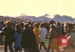 Image of Peace activists at Washington Monument against Vietnam War Washington DC USA, 1969, second 36 stock footage video 65675059480