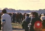 Image of Peace activists at Washington Monument against Vietnam War Washington DC USA, 1969, second 41 stock footage video 65675059480