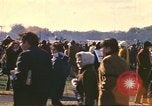Image of Peace activists at Washington Monument against Vietnam War Washington DC USA, 1969, second 42 stock footage video 65675059480