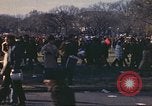 Image of Peace activists at Washington Monument against Vietnam War Washington DC USA, 1969, second 50 stock footage video 65675059480