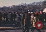 Image of Peace activists at Washington Monument against Vietnam War Washington DC USA, 1969, second 54 stock footage video 65675059480